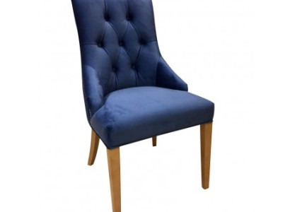 Set 2x Sessel Massivholz Esszimmerstuhl Stoff Polster Stühl Gastro Esszimmer